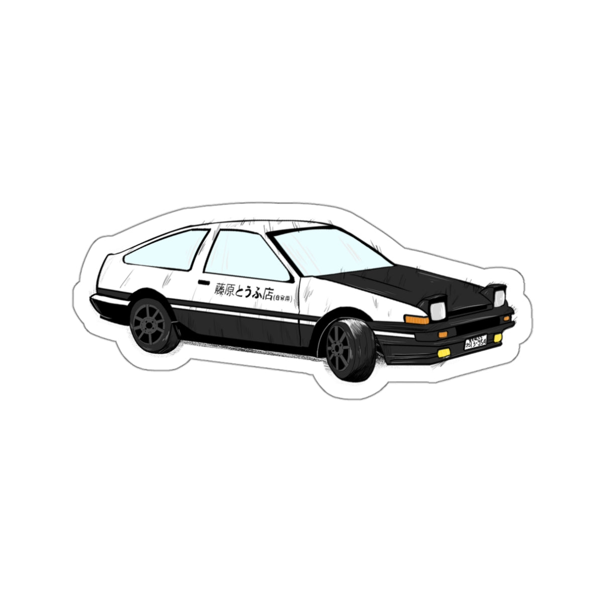 Toyota AE86 sticker